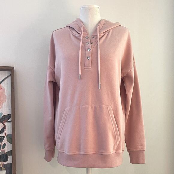 None Tops - NWOT Women's Pink Hoodie Sweatshirt LIKE NEW | Size L (Unbranded)